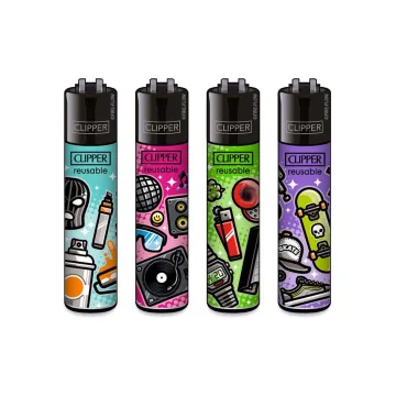 Зажигалка Clipper™ Subculture Pattern