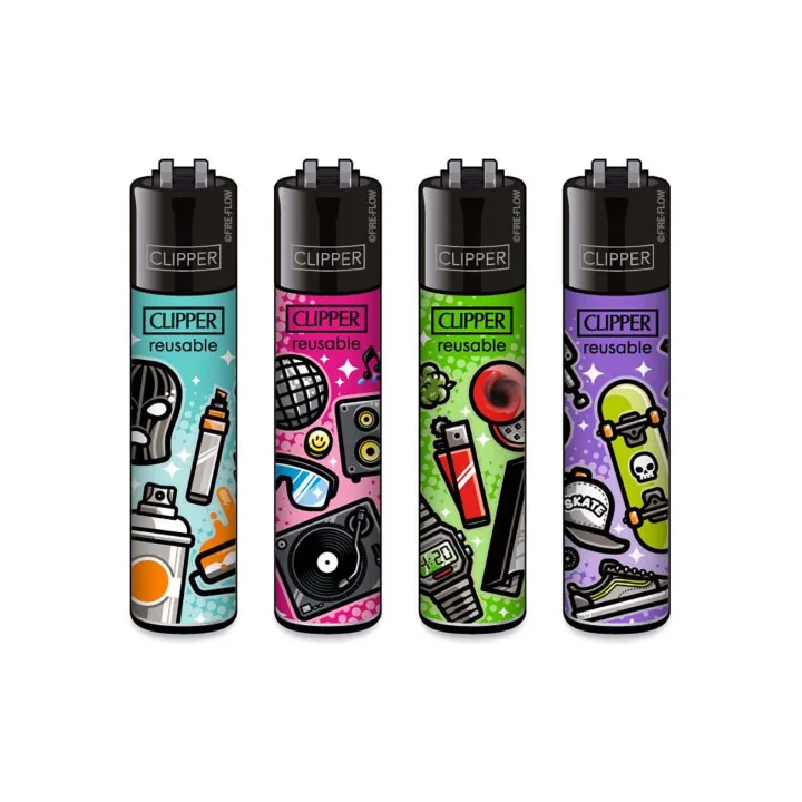 Зажигалка Clipper™ Subculture Pattern