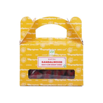 Благовония Satya Sandal Wood Back Flow пули (Сандал) 100 гр