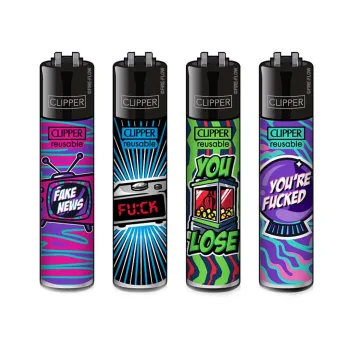 Зажигалка Clipper™ Mix Slogan #2