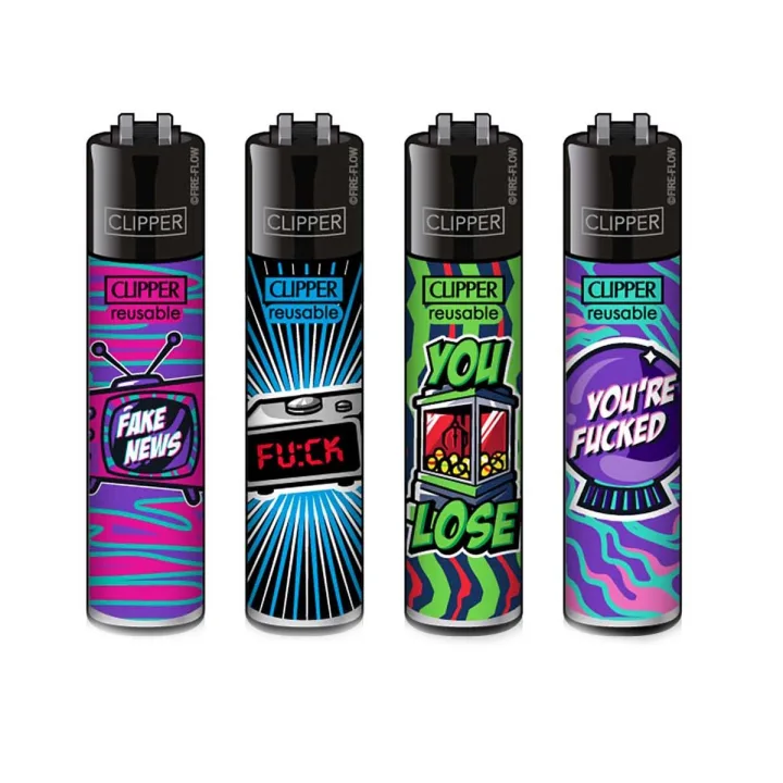 Зажигалка Clipper™ Mix Slogan #2