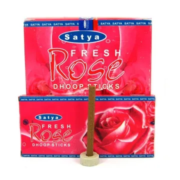 Благовония безосновные Satya Fresh Rose (Роза) 30 гр