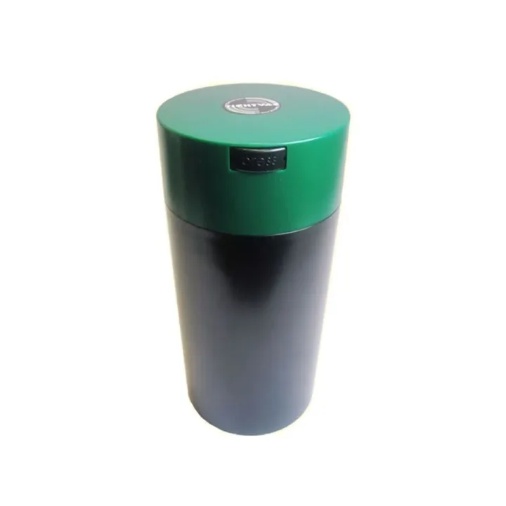 Вакуумный контейнер Coffevac Solid Black Dark Green Cap 1850 мл