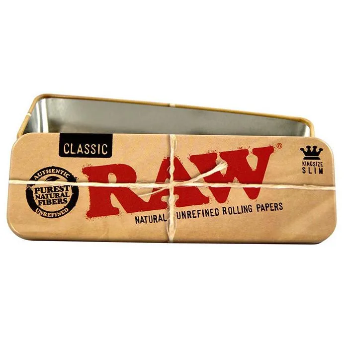 Контейнер для самокруток RAW Tin Cone Caddy King-Slim
