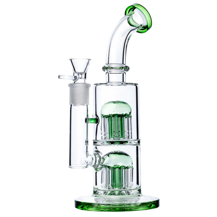 Бонг Phoenix Double Medusa Green