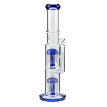Бонг Tube Double Tree Arm Blue