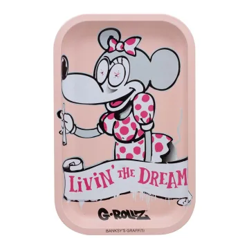 Поднос G-Rollz Banksy's Graffiti Livin' the Dream Medium 17.5 x 27.5 см