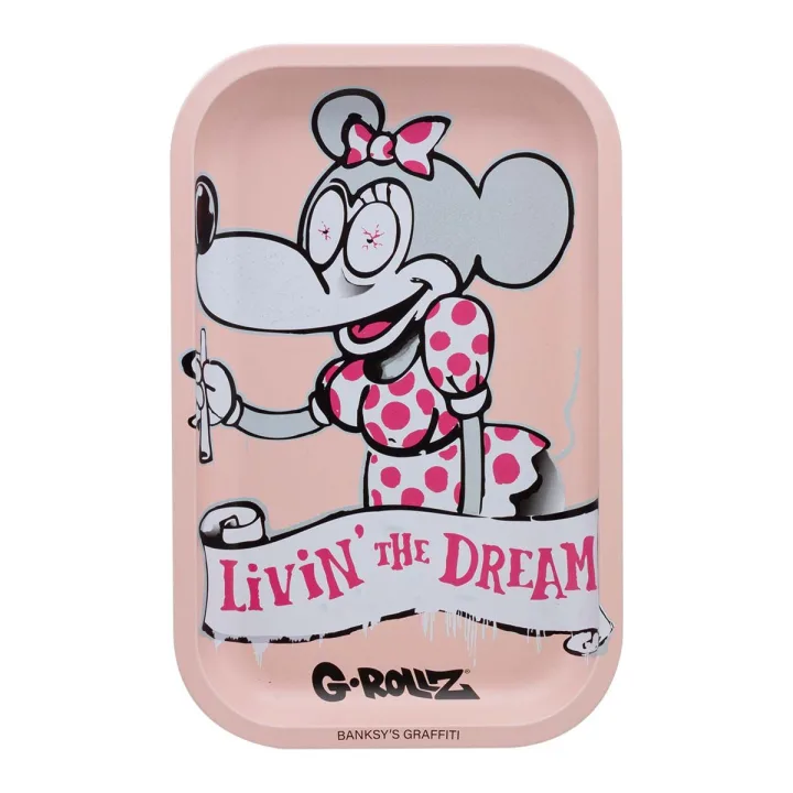 Поднос G-Rollz Banksy's Graffiti Livin' the Dream Medium 17.5 x 27.5 см