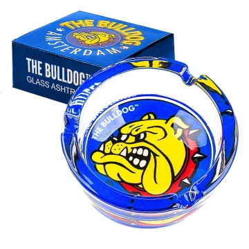Пепельница The Bulldog Original Blue стеклянная