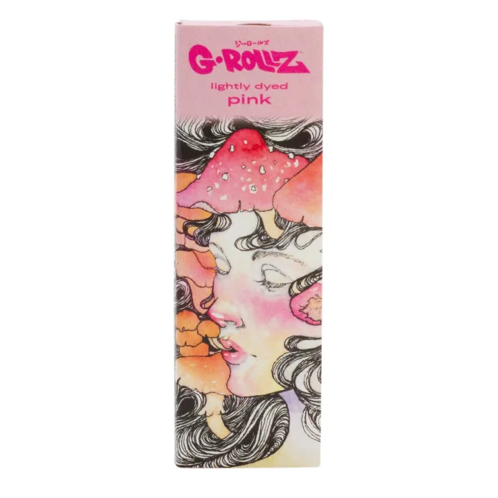 Бумажки G-Rollz Mushroom Lightly Dyed Pink 1¼