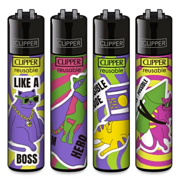 Зажигалка Clipper™ Cat Rules