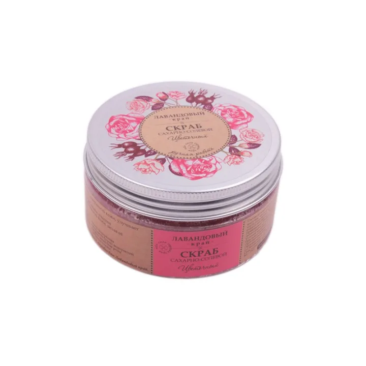 Скраб сахарно-солевой Цветочный