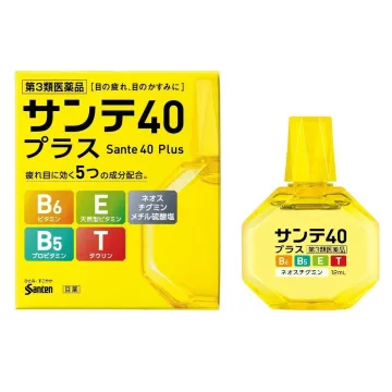 Японские капли для глаз Sante 40 Plus