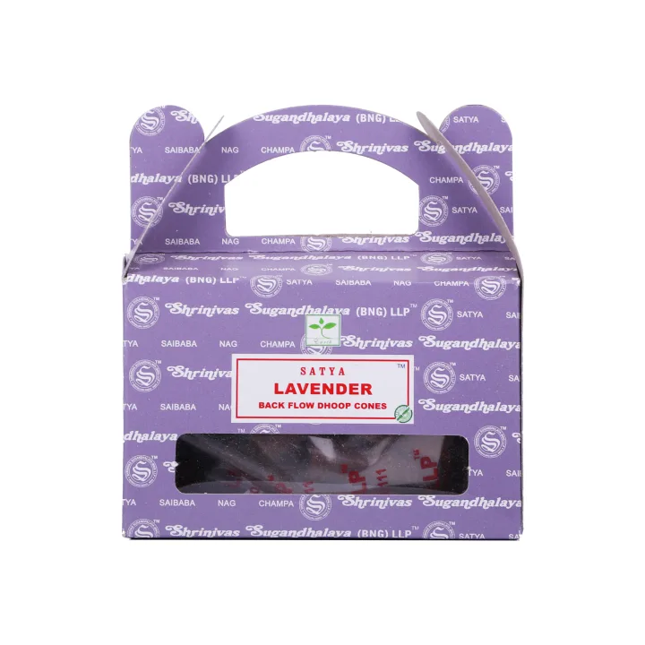 Благовония Satya Lavender Back Flow пули (Лаванда) 100 гр
