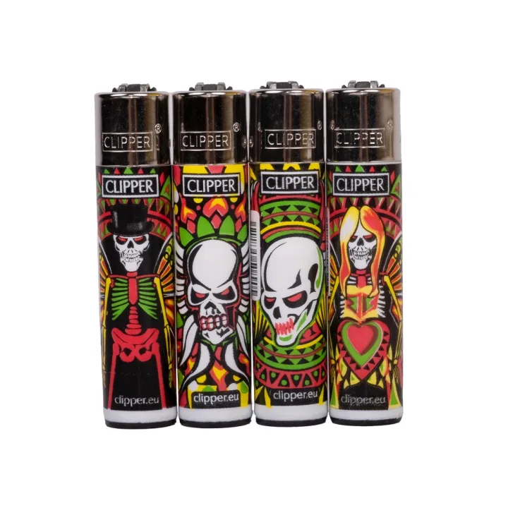 Зажигалка Clipper™ Skull Angels