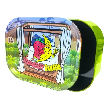 Поднос Best Buds Thin Box Storage Strawberry Banana 18х14 см