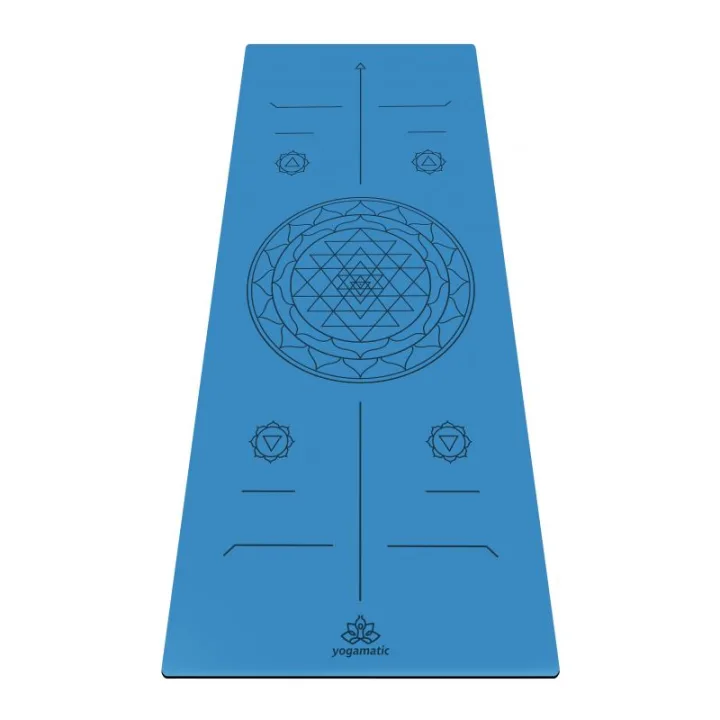 Коврик для йоги Travel Sri Yantra (blue)