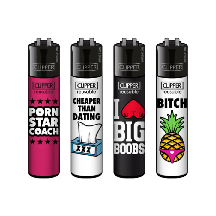 Зажигалка Clipper Porn Slogan #2
