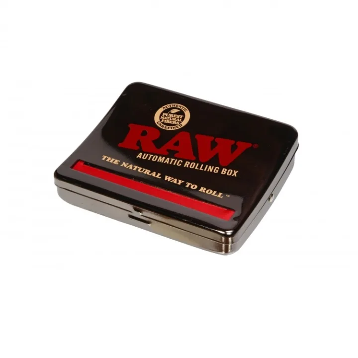 Машинка для самокруток автоматическая 110 мм RAW Roll Box Black Chrome King-Size