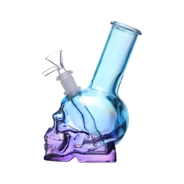 Бонг Skull Blue