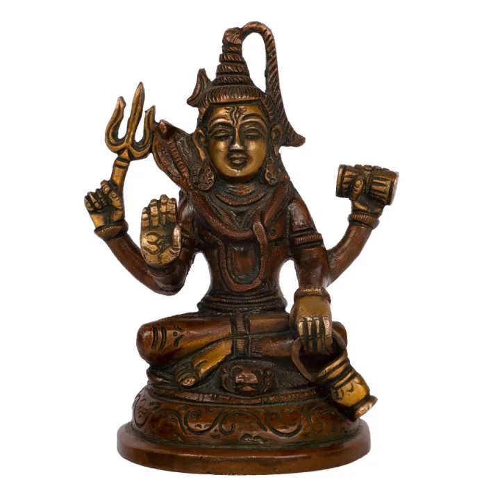 Статуэтка Шива бронзовая 14 см