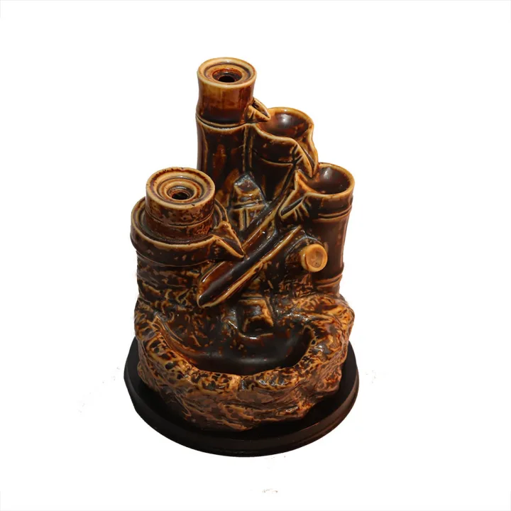 Подставка для благовоний Стелющийся дым (коричневая)