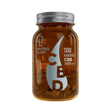 Капсулы MotherPlant CBD 1000 мг 1000 мг (100 шт по 10 мг)