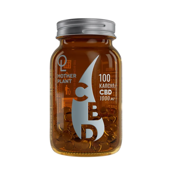 Капсулы MotherPlant CBD 1000 мг 1000 мг (100 шт по 10 мг)