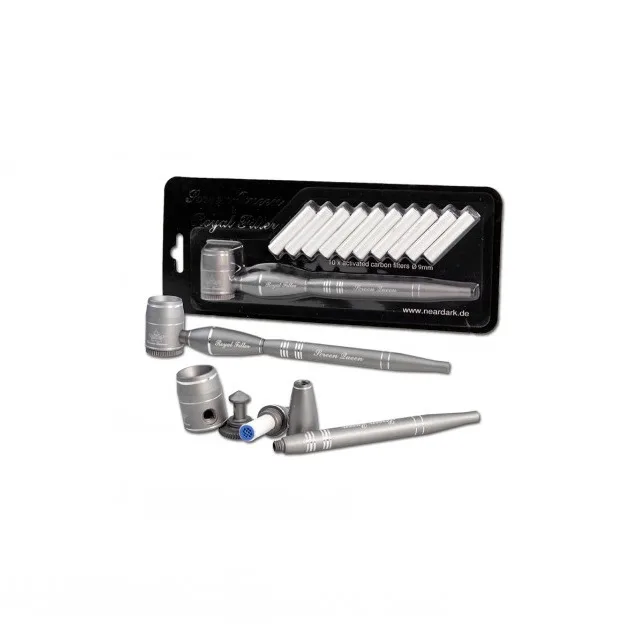 Трубка Black Leaf Screen Queen Grey + Royal фильтры