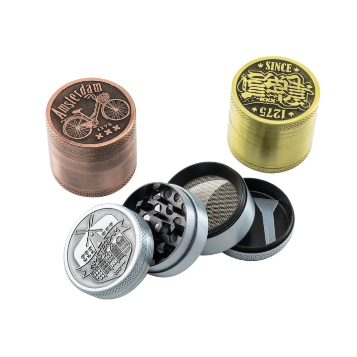 Гриндер Amsterdam Classic Metal Four Part