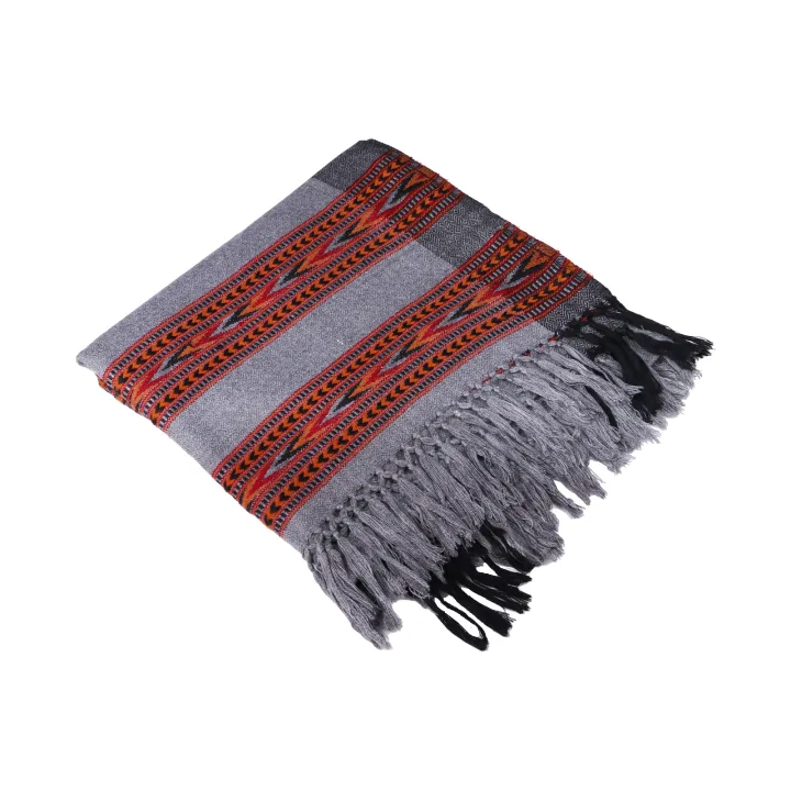 Плед Grey Ornament 100 x 200 см 