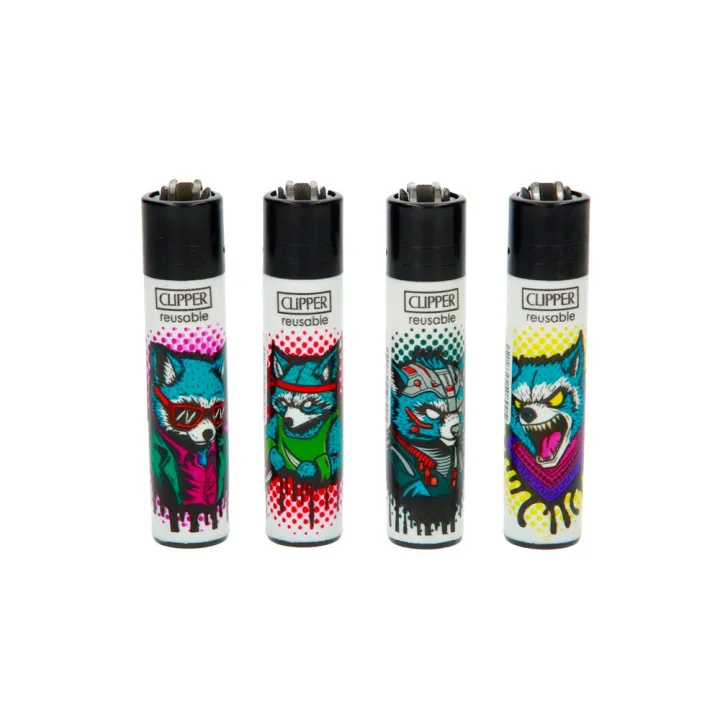 Зажигалка Clipper Racoons 