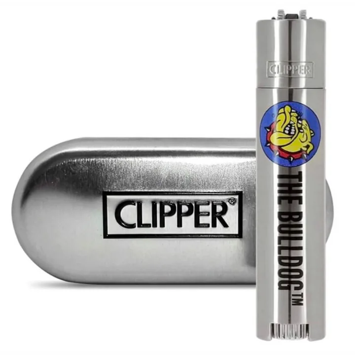 Зажигалка Clipper™ The Bulldog Silver Metal