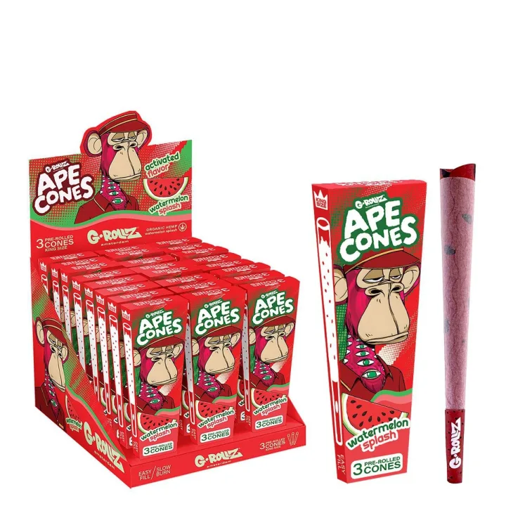 Конусы G-Rollz Ape Watermelon Splash King Size 3 шт