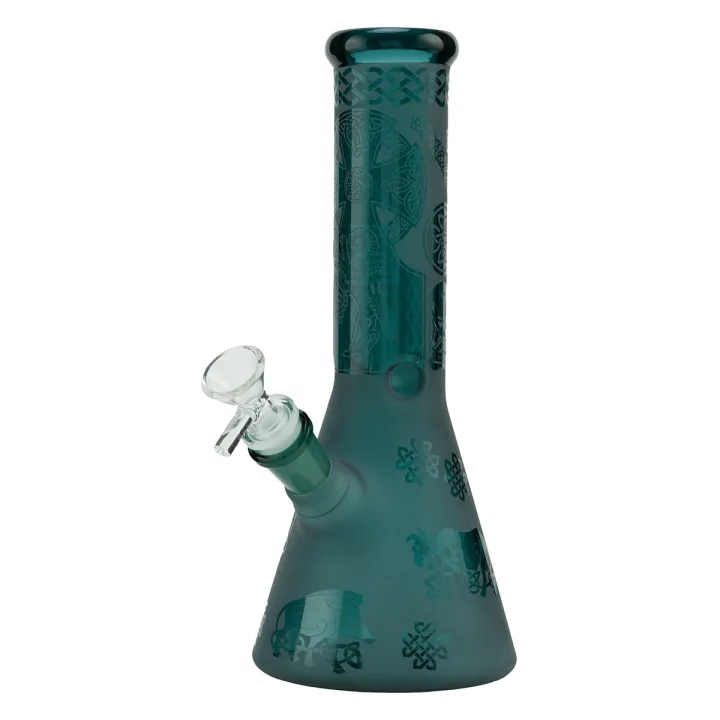 Бонг Skull Pattern Turquoise