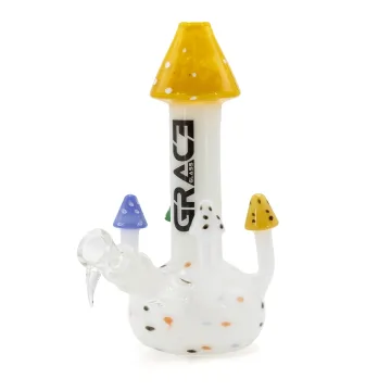 Бонг Grace Glass Magic Mushrooms Yellow