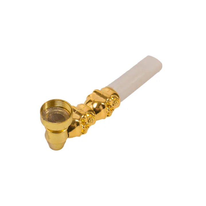 Трубка Skull Gold