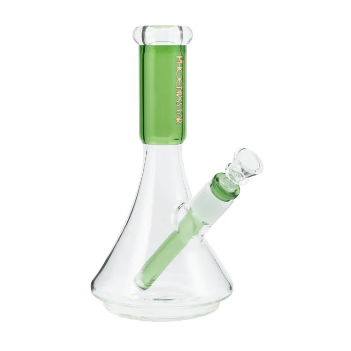 Бонг Phoenix Colored Neck Green
