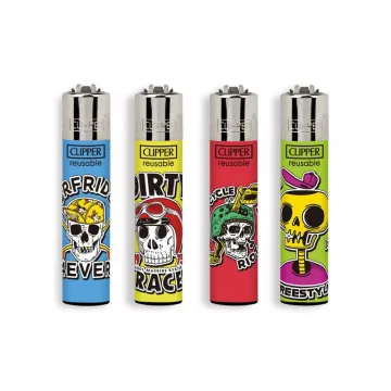 Зажигалка Clipper Skullttoo 2