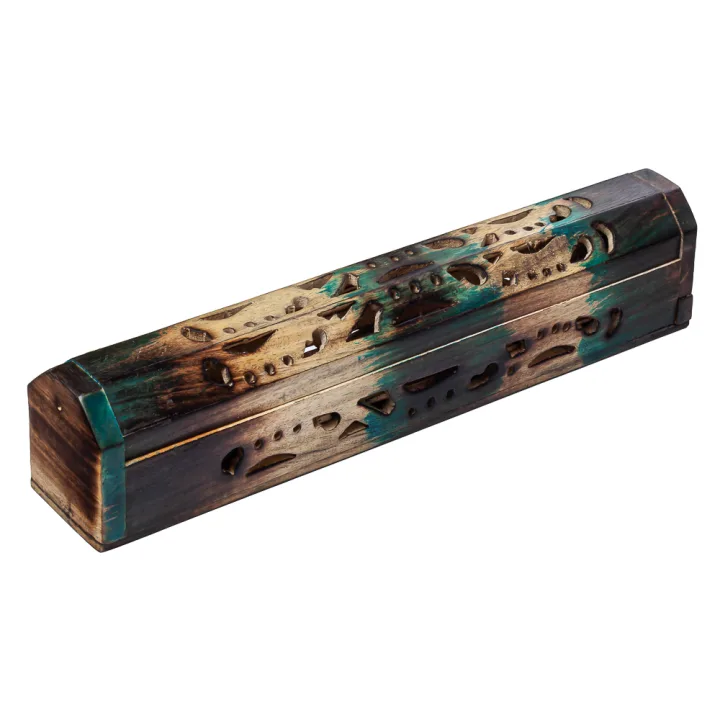 Подставка для благовоний Пенал Орнамент деревянная