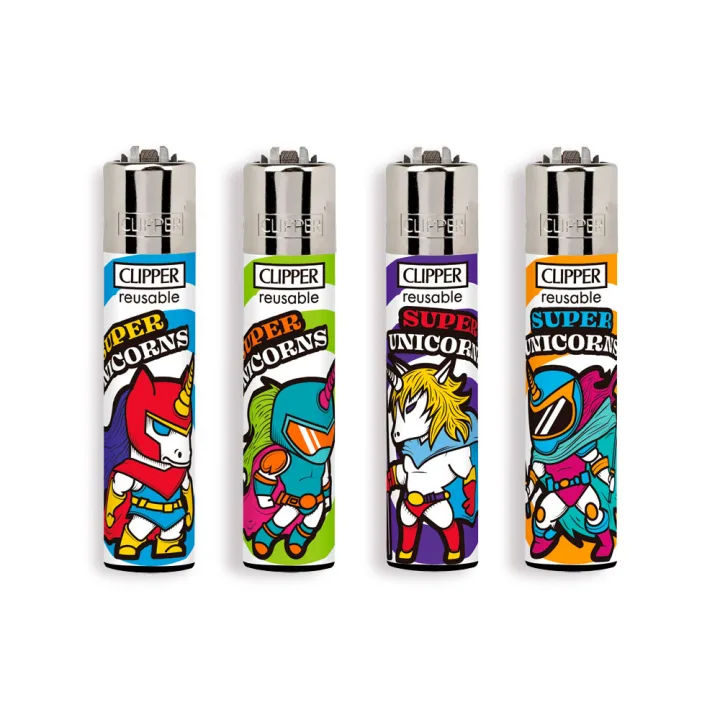 Зажигалка Clipper Super Unicorns