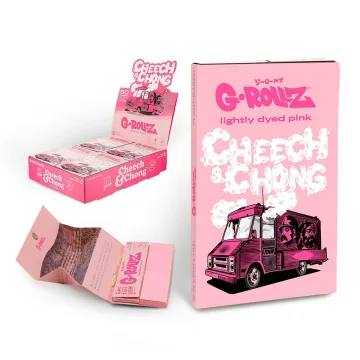 Бумажка G-Rollz Cheech & Chong Tour Bus Pink 1¼ + типсы