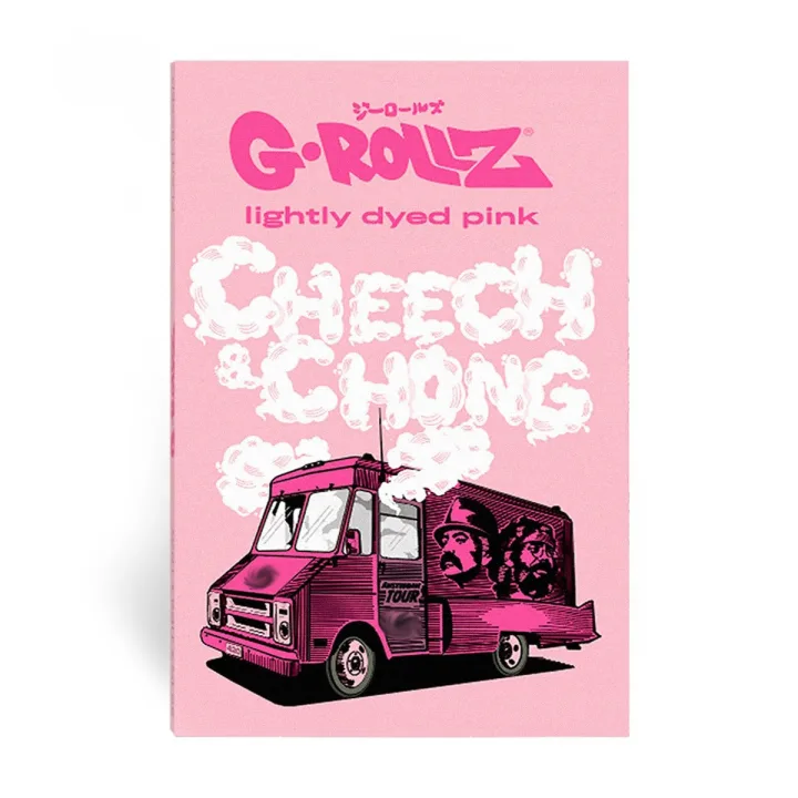 Бумажка G-Rollz Cheech & Chong Tour Bus Pink 1¼ + типсы