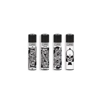 Зажигалка Clipper Skull Mix