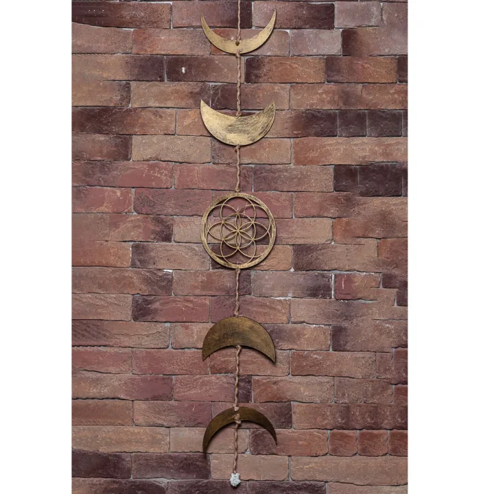 Подвес "Символ жизни и луны" (золотой)