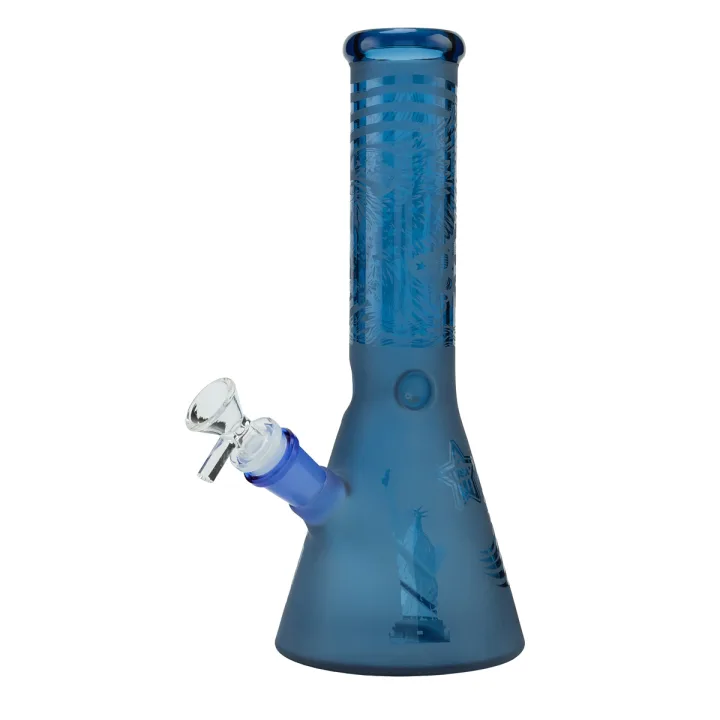 Бонг Skull Pattern Blue
