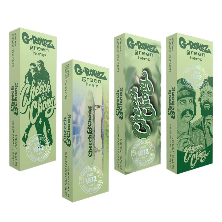 Бумажки G-Rollz Cheech&Chong Organic Green Hemp 1¼