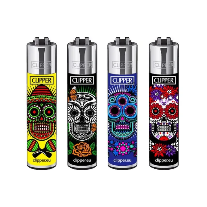 Зажигалка Clipper™ Mexican Skulls