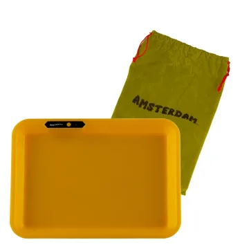 Поднос Amsterdam Acrylic LED Yellow 28 x 21 см