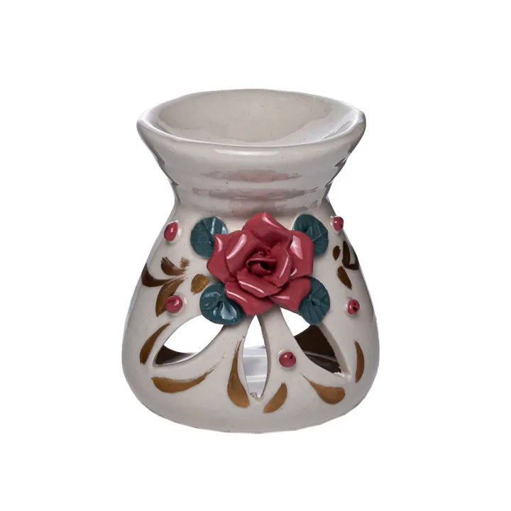 Аромалампа малая с цветами 8 см